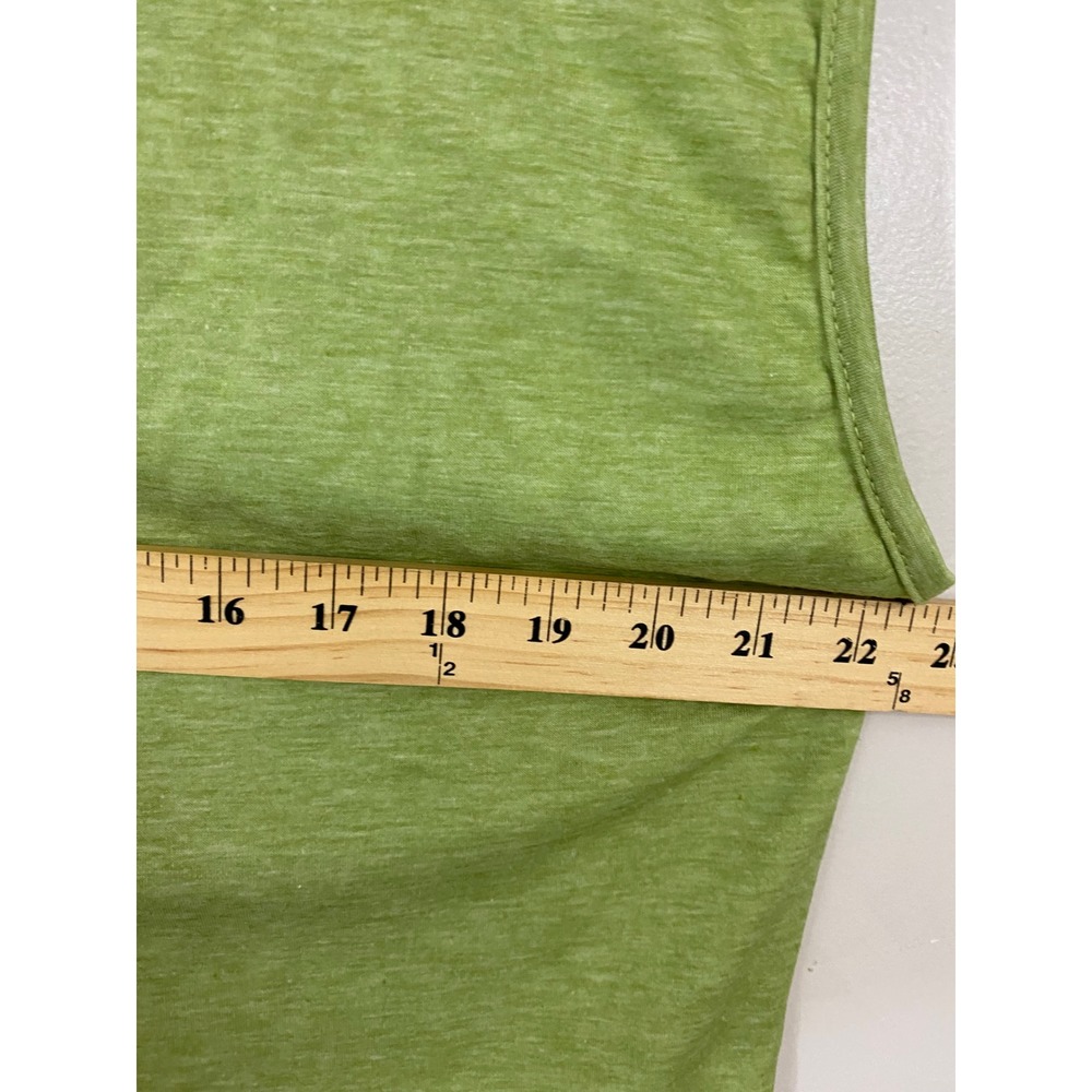 Graphic Tee Women XXL Green Its Fine Im Fine Everything Is Fine Cat - Picture 6 of 7